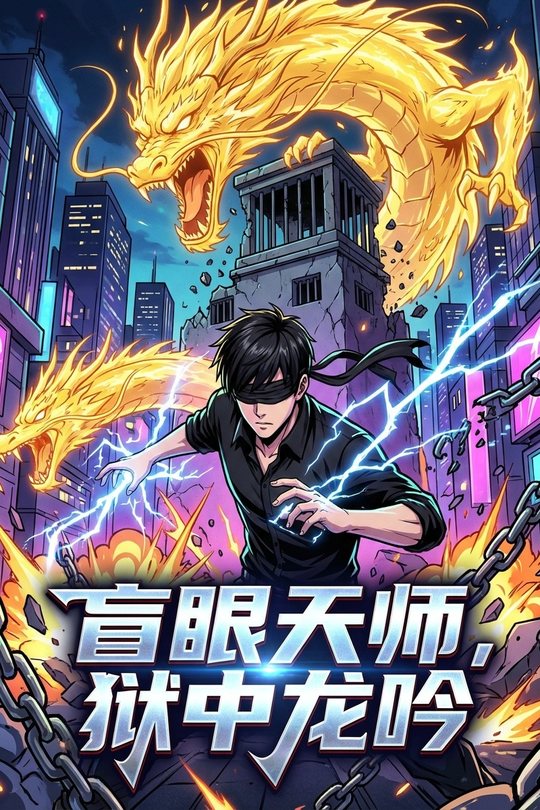 盲眼天师,狱中龙吟封面
