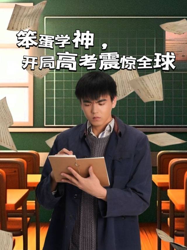 笨蛋学神,开局高考震惊全球封面