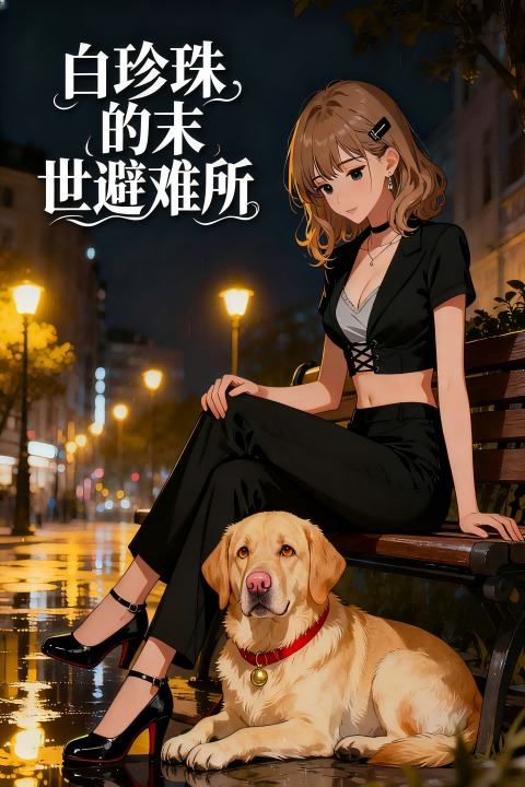 白珍珠的末世避难所封面