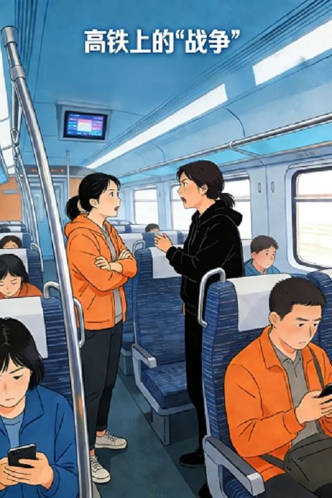高铁上的“战争”封面