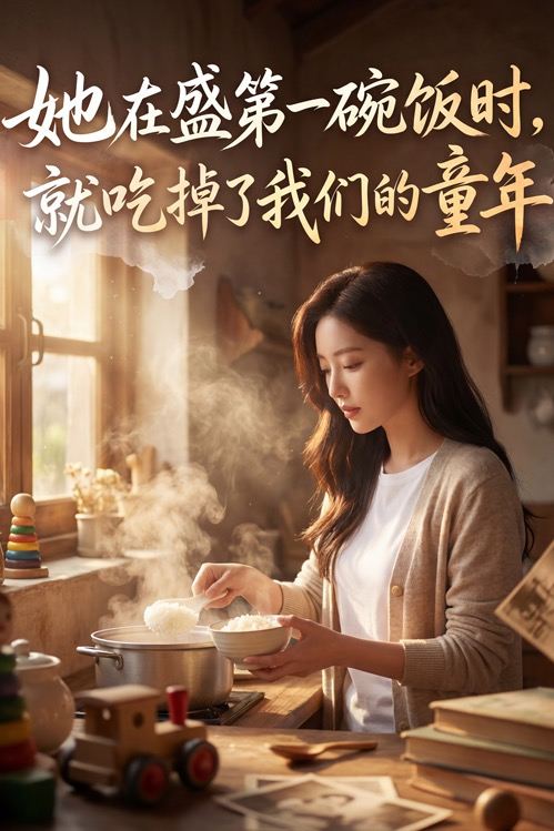 她在盛第一碗饭时,就吃掉了我们的童年封面