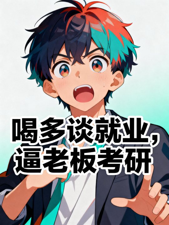 喝多谈就业,逼老板考研封面