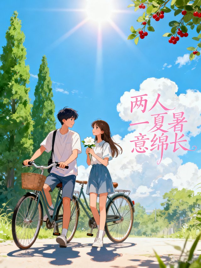 两人一夏暑意绵长封面