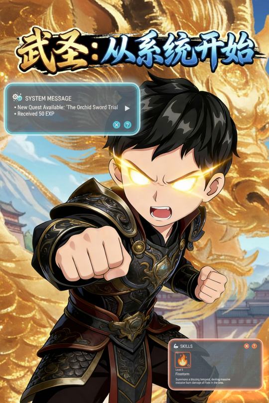 武圣:从系统开始封面