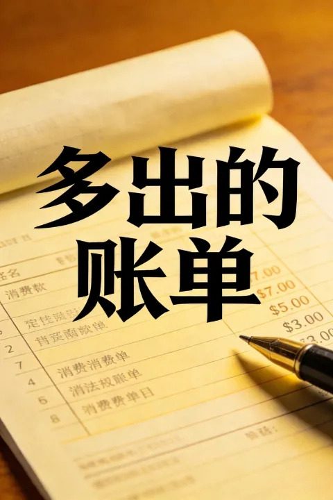 多出的账单封面