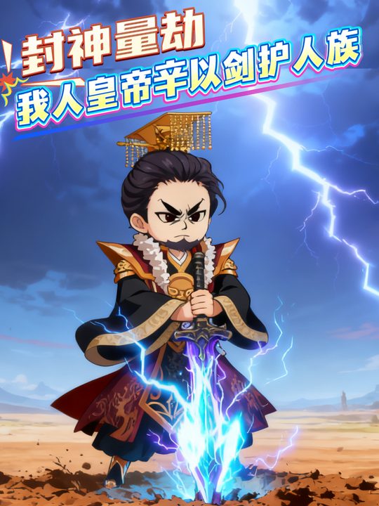 封神量劫，我人皇帝辛以剑护人族封面