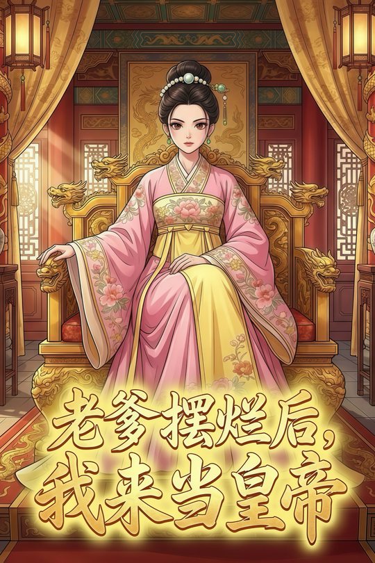 老爹摆烂后,我来当皇帝封面