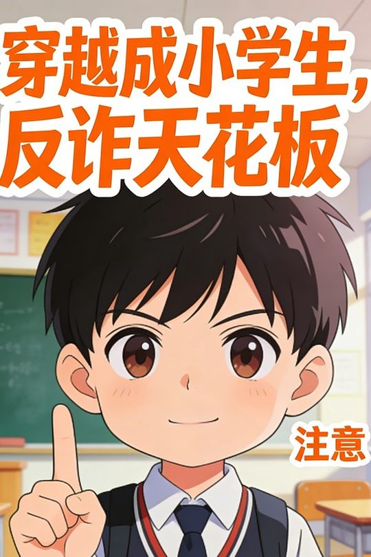 穿越成小学生,反诈天花板封面