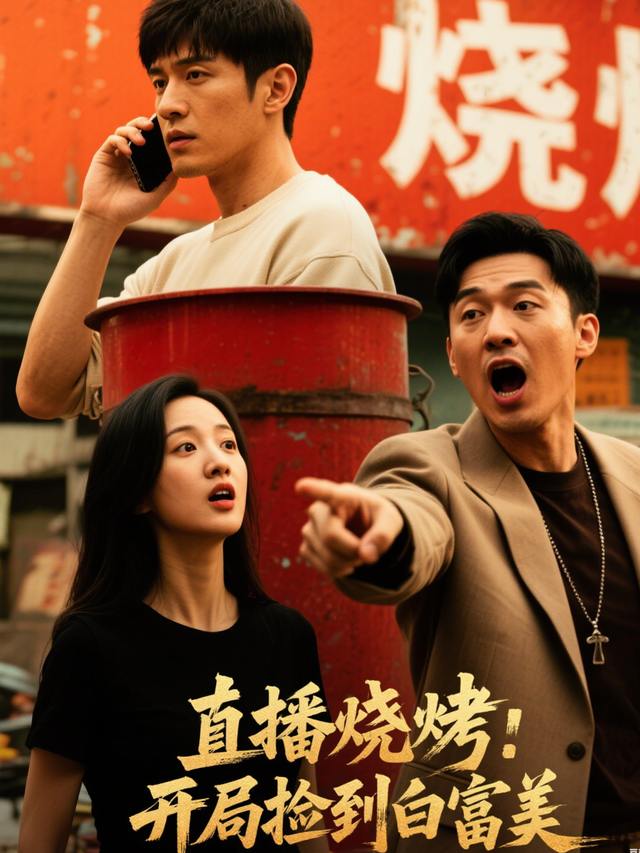 直播烧烤!开局捡到白富美封面