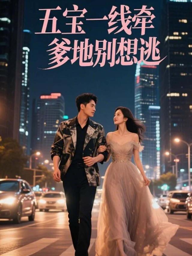 五宝一线牵,爹地别想逃封面