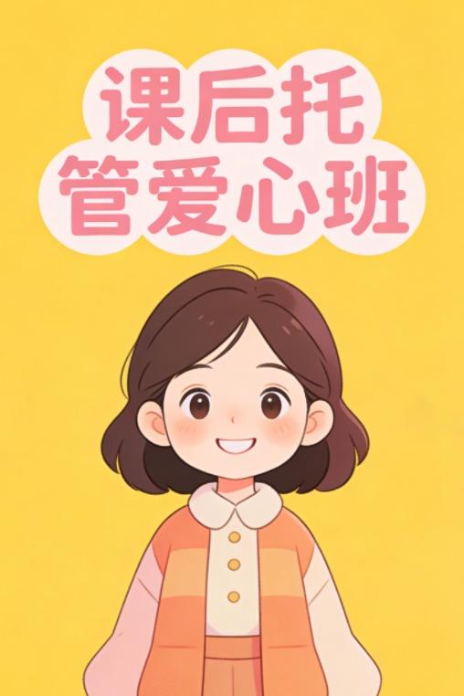 课后托管爱心班封面