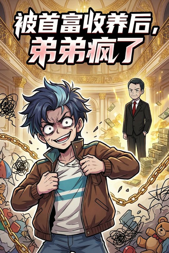 被富豪收养后,弟弟疯了封面