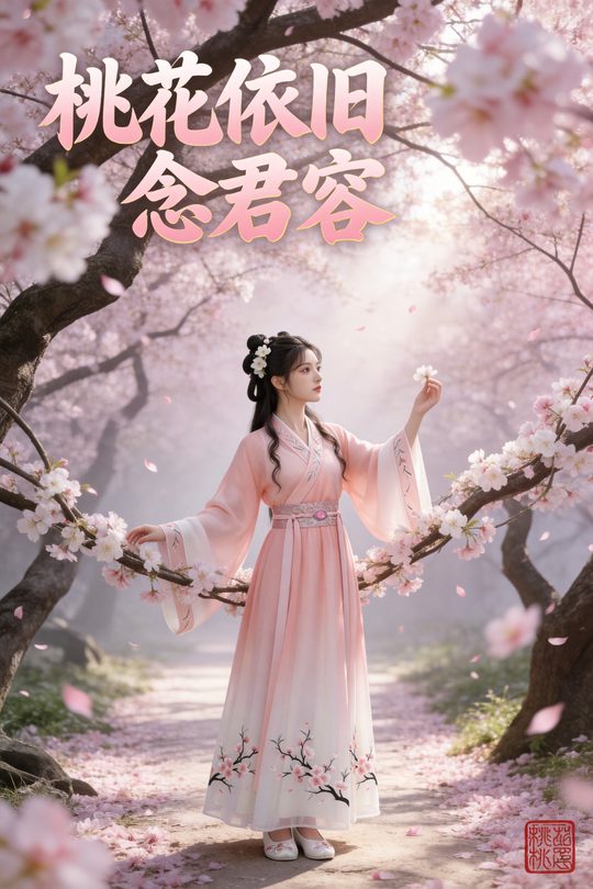 桃花依旧念君容封面