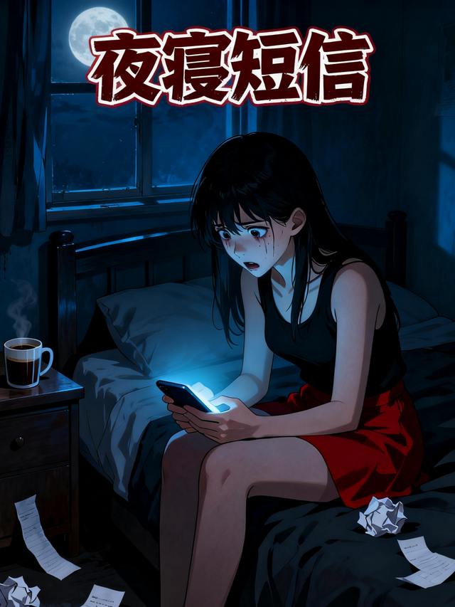夜寝短信封面