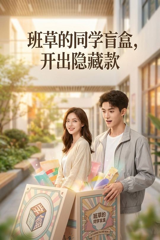 班草的同学盲盒,开出隐藏款封面