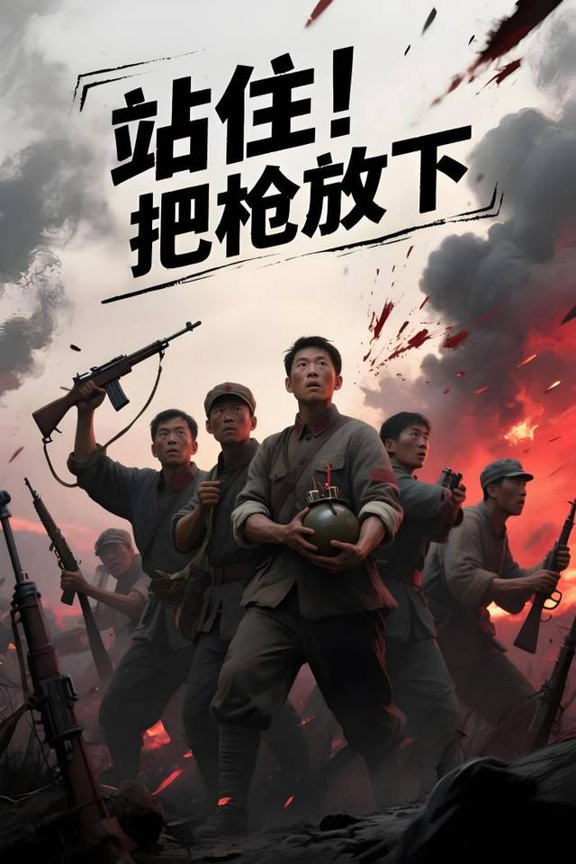 站住!把枪放下封面