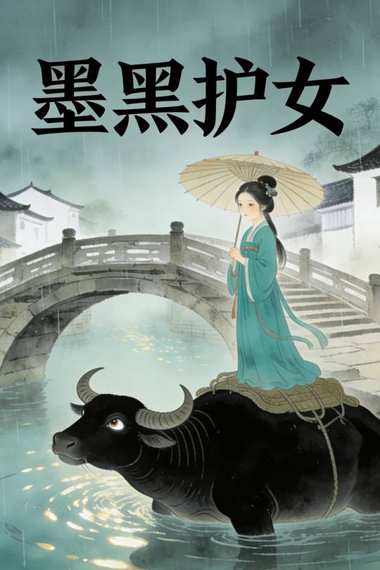 墨黑护女封面
