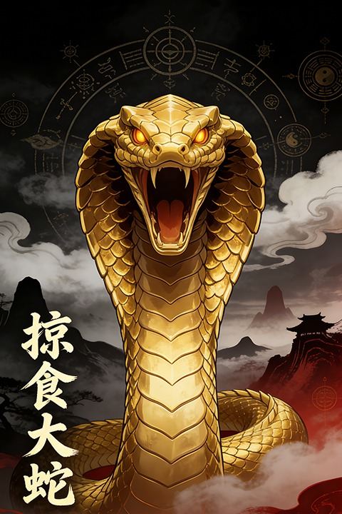掠食大蛇封面