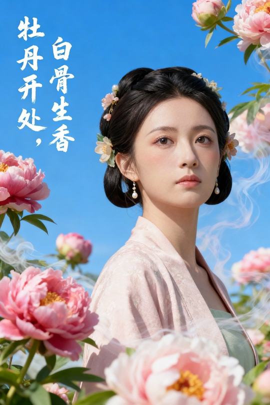 牡丹开处,白骨生香封面