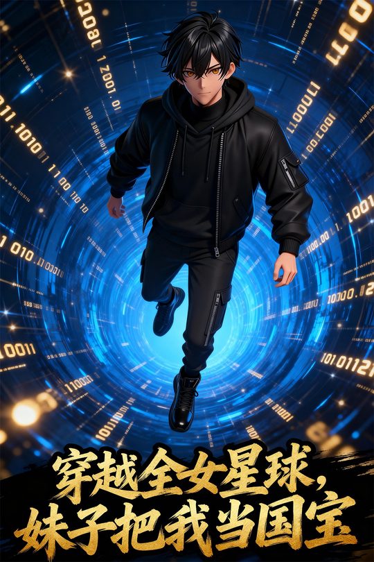 穿越全女星球,妹子把我当国宝封面