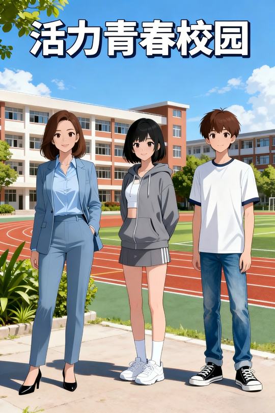 活力青春校园封面