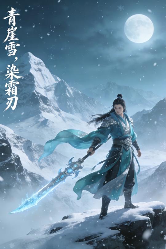 青崖雪,染霜刃封面