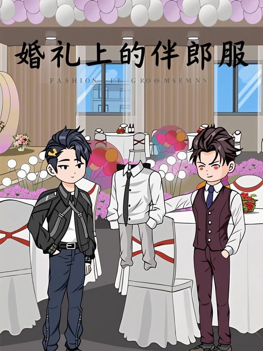 婚礼上的伴郎服封面