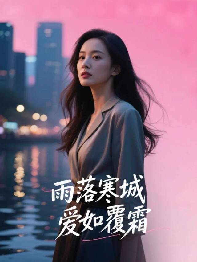 雨落寒城,爱如覆霜封面