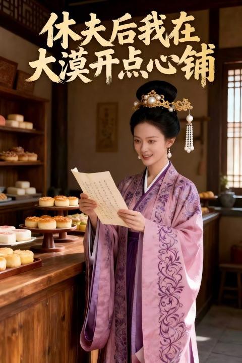 休夫后我在大漠开点心铺封面