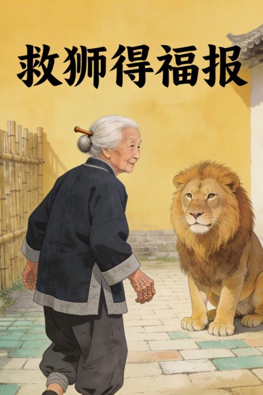 救狮得福报封面