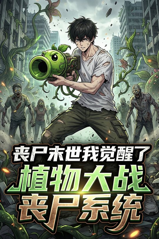 丧尸末世，我觉醒了植物大战丧尸系统封面