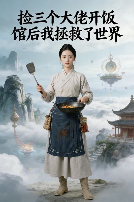 捡三个大佬开饭馆后我拯救了世界封面
