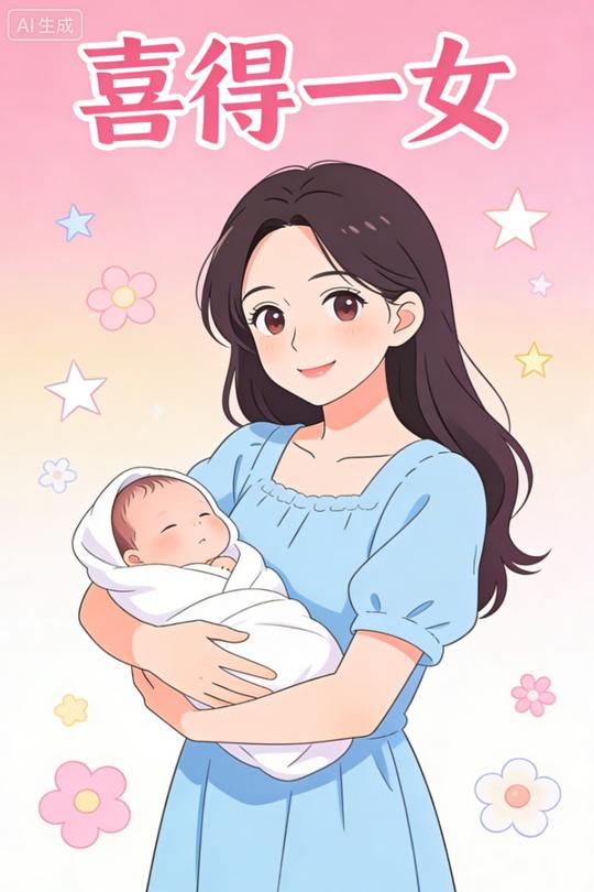 喜得一女封面