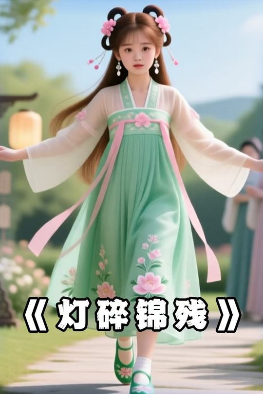 灯碎锦残封面