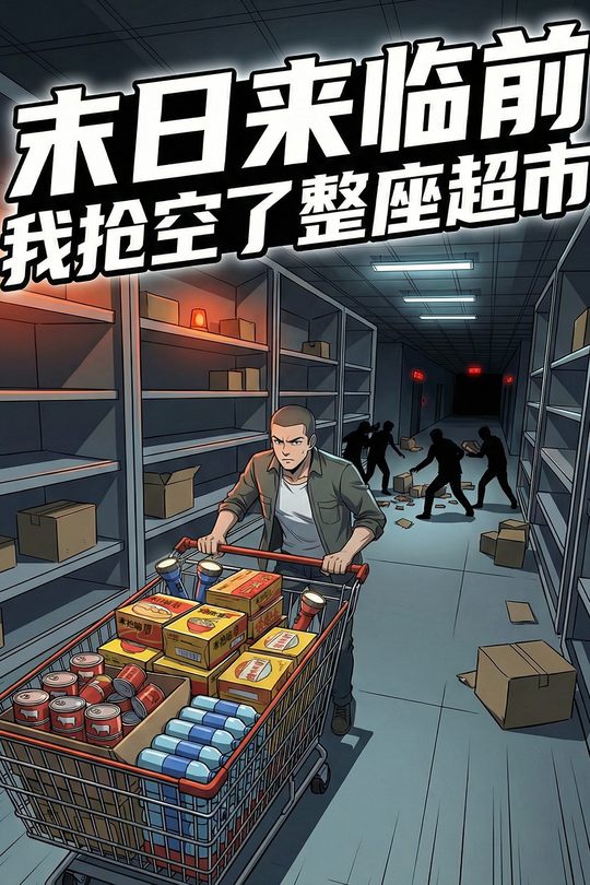 末日来临前我抢空了整座超市封面