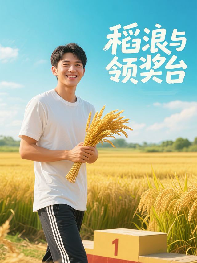 稻浪与领奖台封面