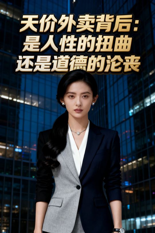 天价外卖背后:是人性的扭曲还是道德的沦丧封面