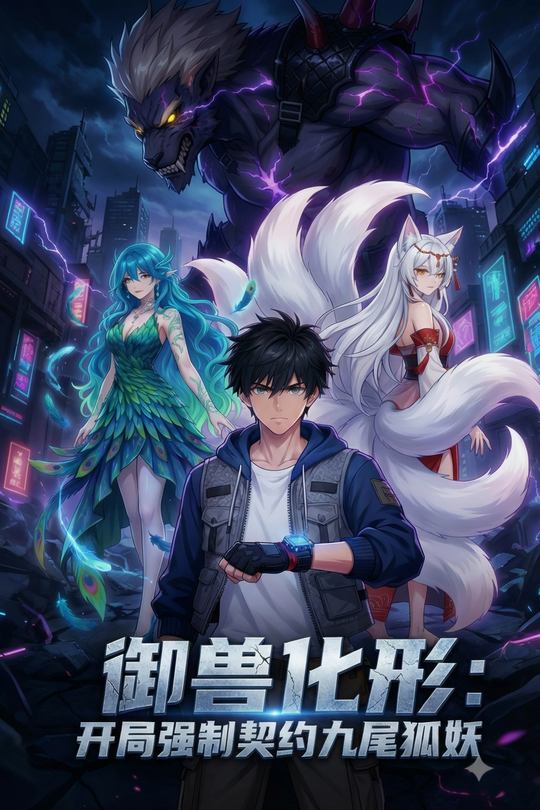 御兽化形,开局强制契约九尾狐妖封面