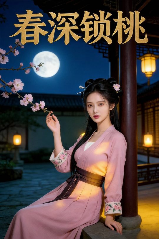 春深锁桃封面