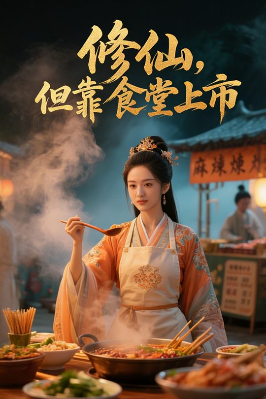 修仙,但靠食堂上市封面
