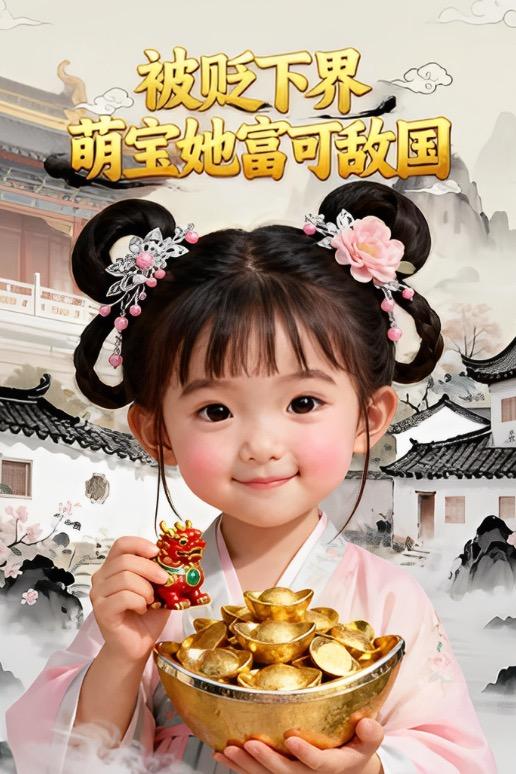 被贬下界,萌宝她富可敌国封面