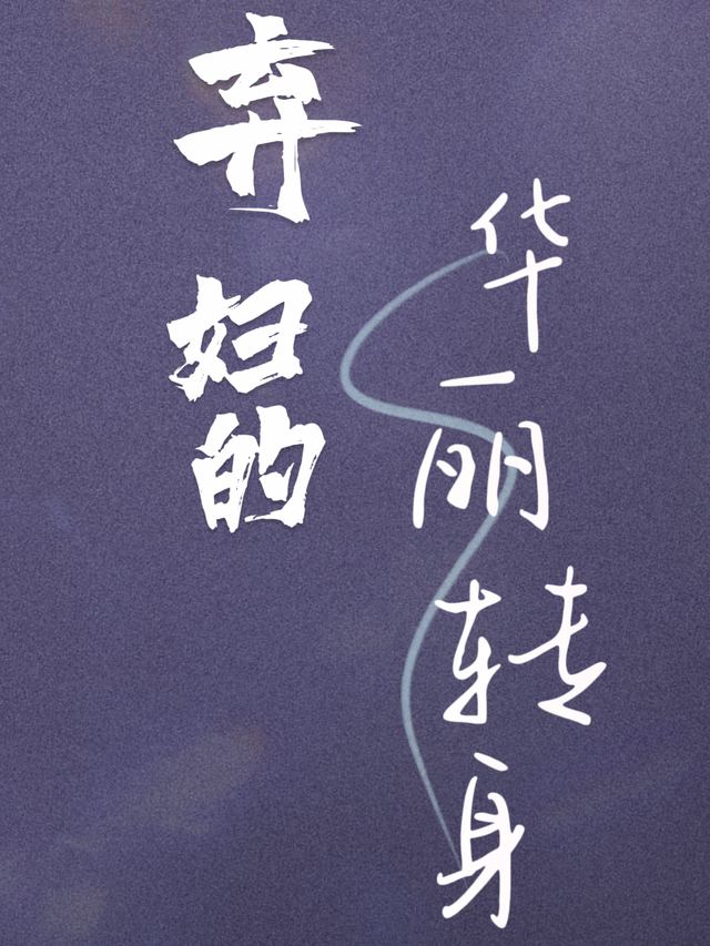 弃妇的华丽转身封面