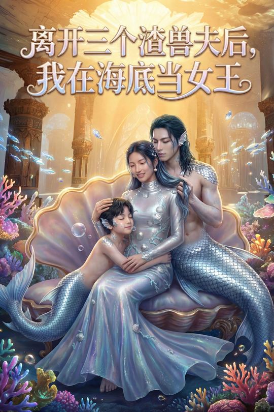 离开三个渣兽夫后,我在海底当女王封面