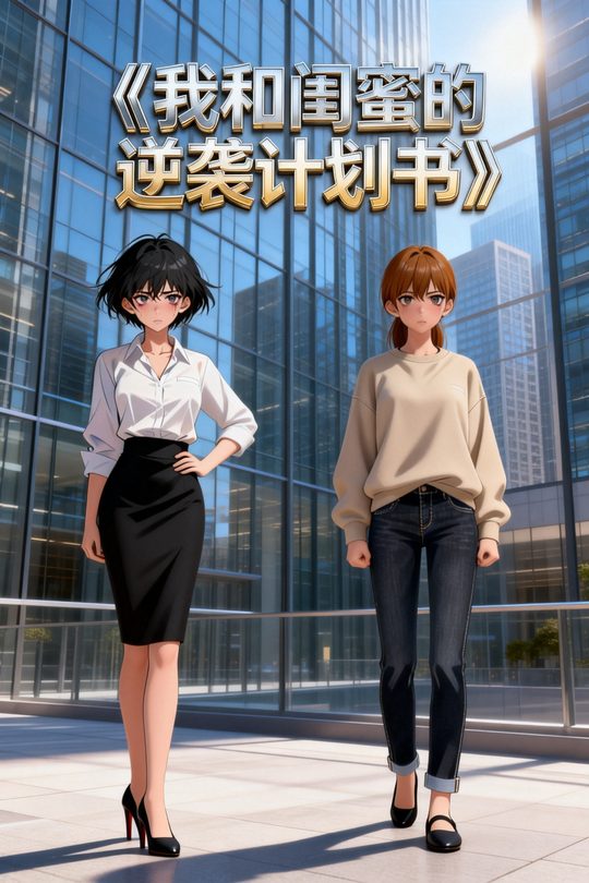 我和闺蜜的逆袭计划书封面