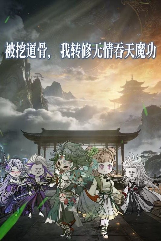 被挖道骨,我转修无情吞天魔功封面