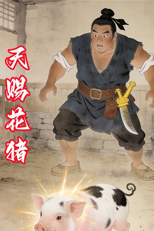 天赐花猪封面