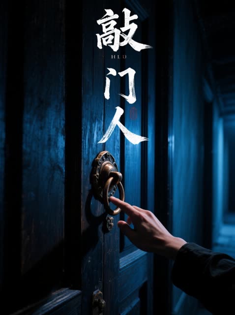 敲门人封面