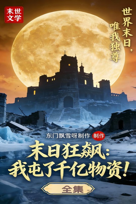 末日狂飙:我屯了千亿物资!封面