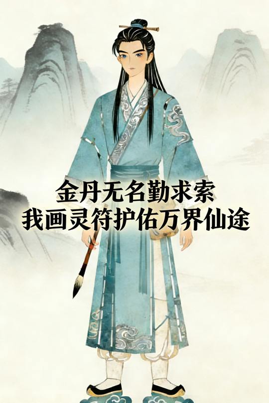 金丹无名勤求索 我画灵符护佑万界仙途封面