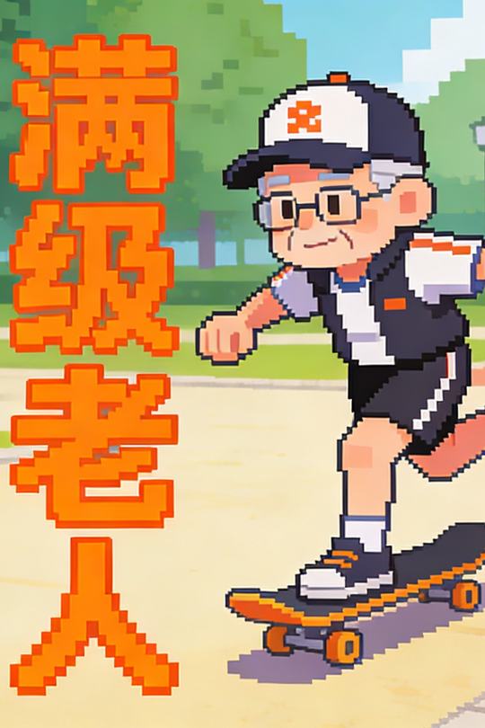 满级老人封面